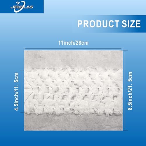 JEBBLAS Heavy Duty Mop Pads Refills - 40 Pcs Multi Surface