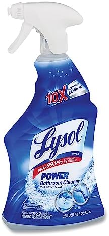 Lysol Bathroom Cleaner Spray 22oz 0 Bleach Hydrogen Peroxide Fresh Scent