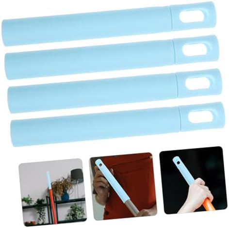 4Pcs Durable Plastic Mop Pole Handle Replacement