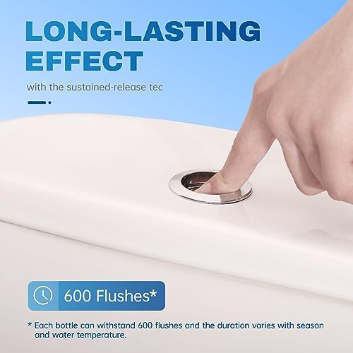 Vacplus Toilet Bowl Cleaners - 3 Pack Hands-Free Powerful