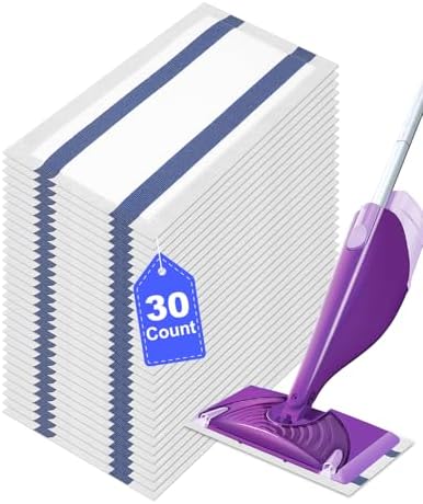 YagoDago 30-Count Disposable Mop Pads for Swiffer Wet Jet