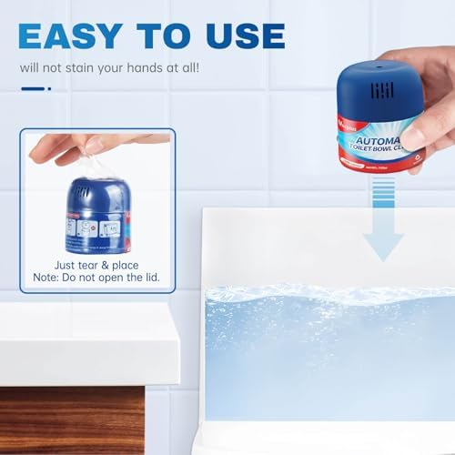 Vacplus Toilet Bowl Cleaners - 3 Pack Hands-Free Powerful