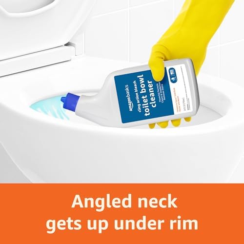 Amazon Basics Toilet Bowl Cleaner with Cling Action 24 Fl Oz