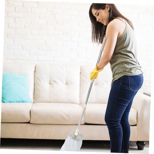 Rotary Mop Pole Stick Replacement Stainless Steel Handle