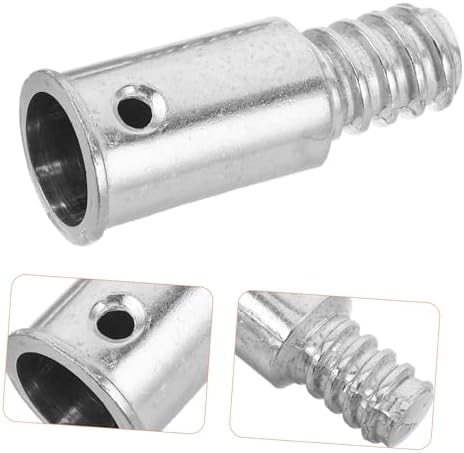 2Pcs Metal Mop Handle Threaded Adapter for Brooms and Mops
