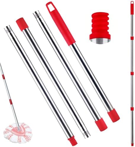 Sgizoku 4-Section 58 Spin Mop Handle Replacement 1