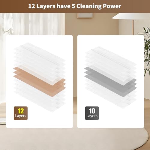 18 Pack Disposable Power Mop Pads Refills for Swiffer PowerMop