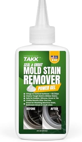 TAKK Mold Stain Remover Gel No Scrub 8oz Made in USA