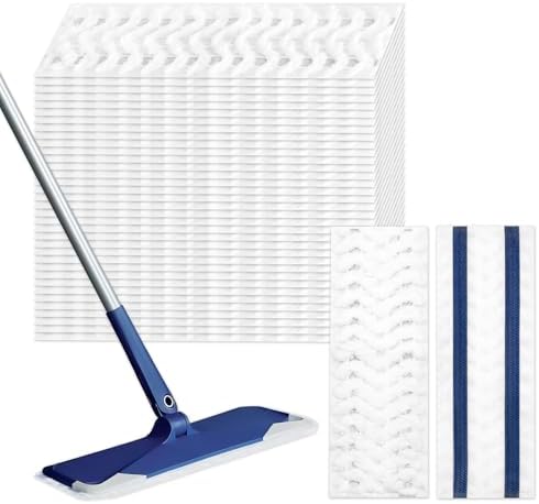 ZQZiQi 50 Count XL Microfiber Mop Pads for Bona