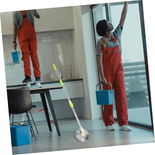 Rotating Mop Handle with Detachable Stainless Steel Pole