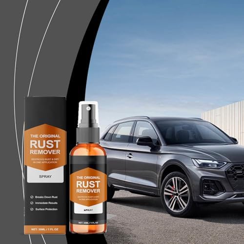 Fast-Acting Rust Remover Spray with Sponge and Towel