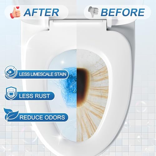 KIISIISO Toilet Cleaner Tablets in Bottle Blue
