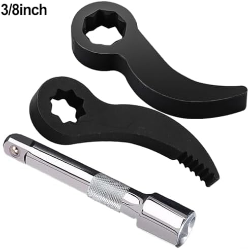 3Pcs Adjustable Pry Bar Wrench Adapter Tool