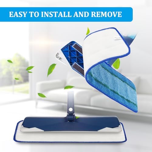 6 Pack Deep Clean Microfiber Mop Pads for Bona Family