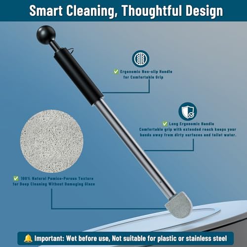Yingmore 2025 Pumice Toilet Cleaner with Handle