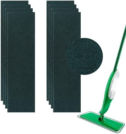 18in Reusable Scrub Mop Pads - 8 Pack for Bona Rubbermaid Libman Mops