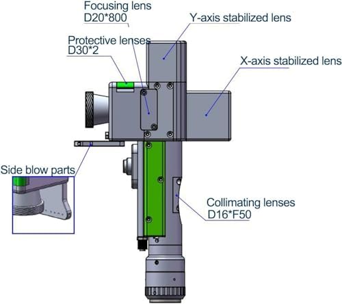 2000W Laser Cleaning Machine with 9 Modes and 300mm Scan