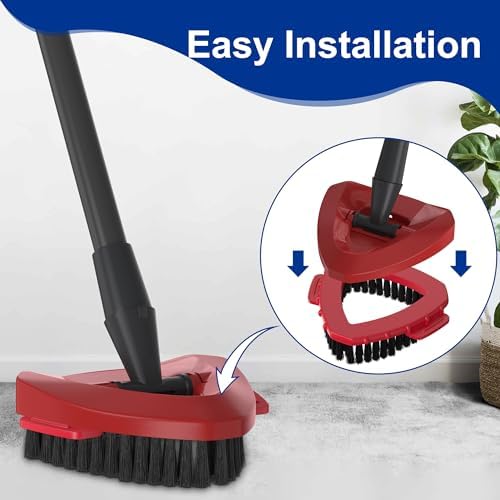 Folews O-Cedar Scrub Brush Head Replacement for 2-Tank System