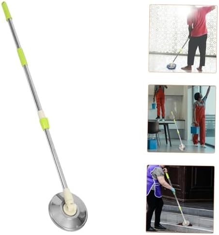 Rotating Mop Handle with Detachable Stainless Steel Pole