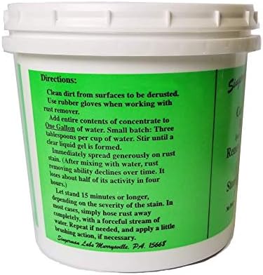 Singerman Rust Remover for Concrete 3 Gallon Case 1