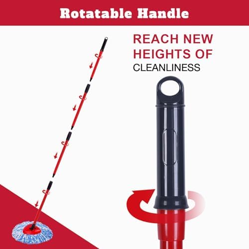 4-Pack Spin Mop Heads for Oceda RinseClean 2-Tank System
