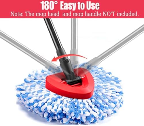 FOOKCIAN Spin Mop Replacement Base Head for 2-Tank System