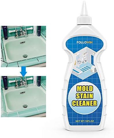 FOLLOWIN Mold Mildew Cleaner Gel 18oz for Bathrooms