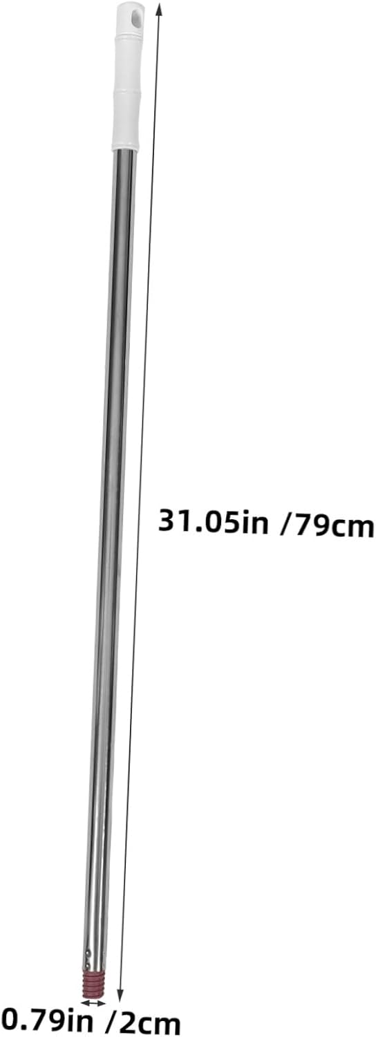 Minkissy Broom Rod Handle Grip with Two Handles