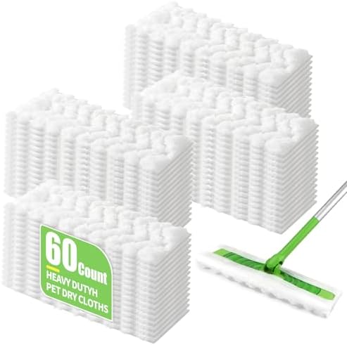 60 Count Pet Heavy Duty Dusters Refills for Swiffer