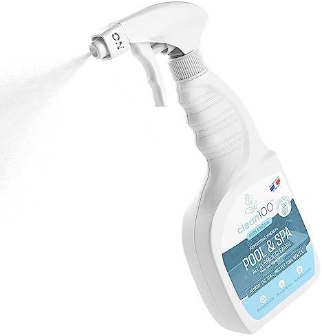 Clean100 Natural Pool Spa Cleaner Spray 254 Fl Oz