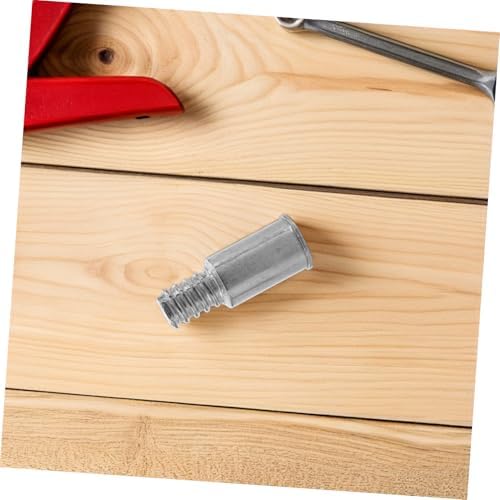 2Pcs Metal Mop Handle Threaded Adapter for Brooms and Mops