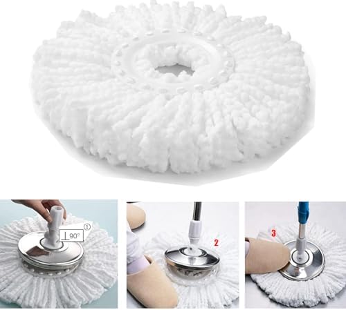 YWSHF 5 Pack Spin Mop Head Replacement Universal for 360 Systems