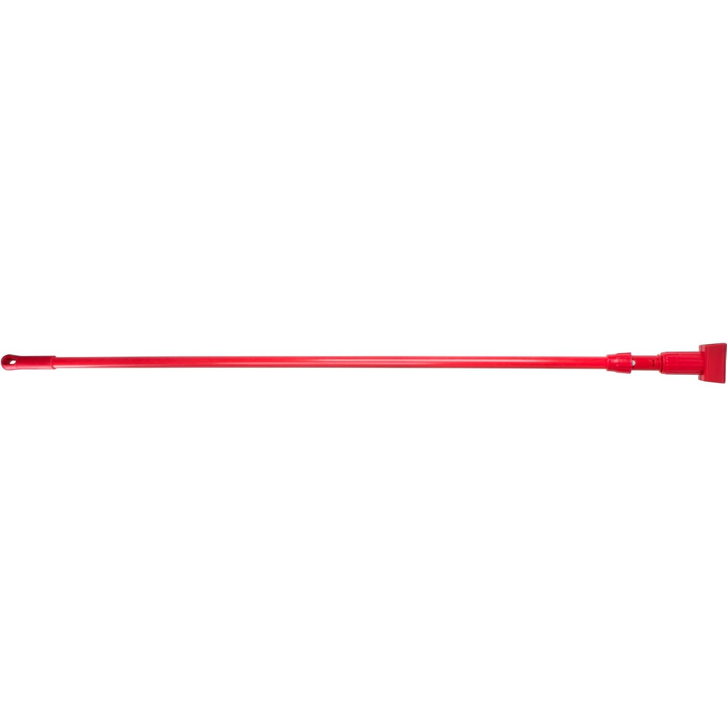 SPARTA Fiberglass Mop Handle Jaw Style 60 Inches Red Pack of 12