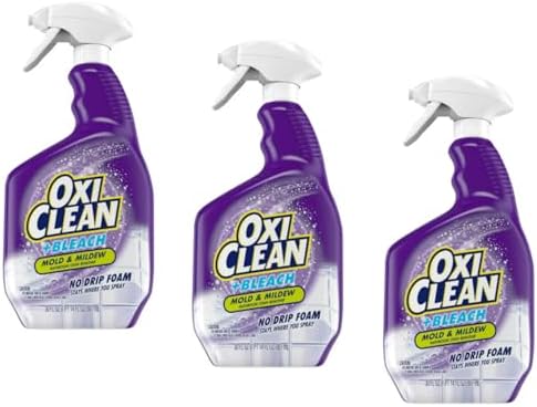 OxiClean Plus Bleach Mold Mildew Stain Remover 30 oz Pack of 3