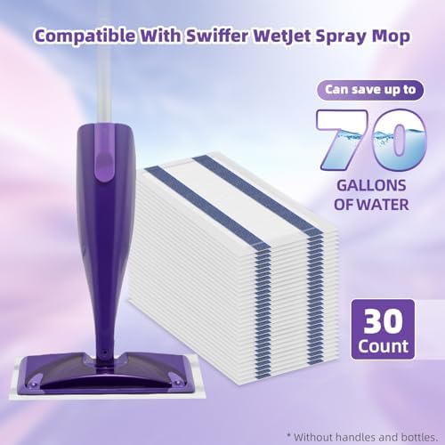 30 Count Swiffer WetJet Replacement Mop Pads - Hard Surface Cleaners