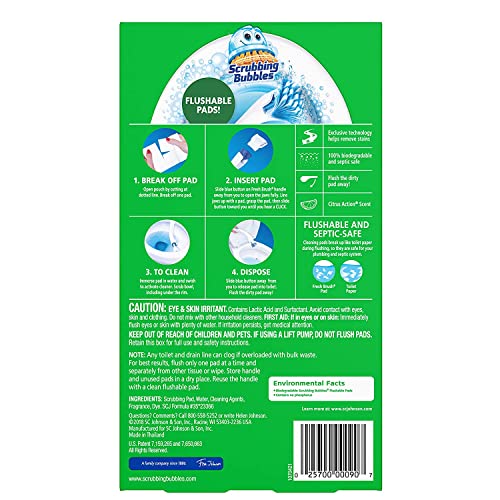 Scrubbing Bubbles Toilet Bowl Cleaner Refills Citrus Scent 10 Count Pack of 1