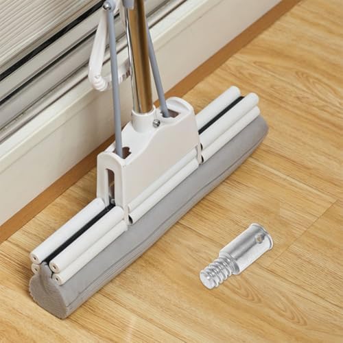 Minkissy 2pcs Threaded Tip Broom Handle Adapter for Metal Poles