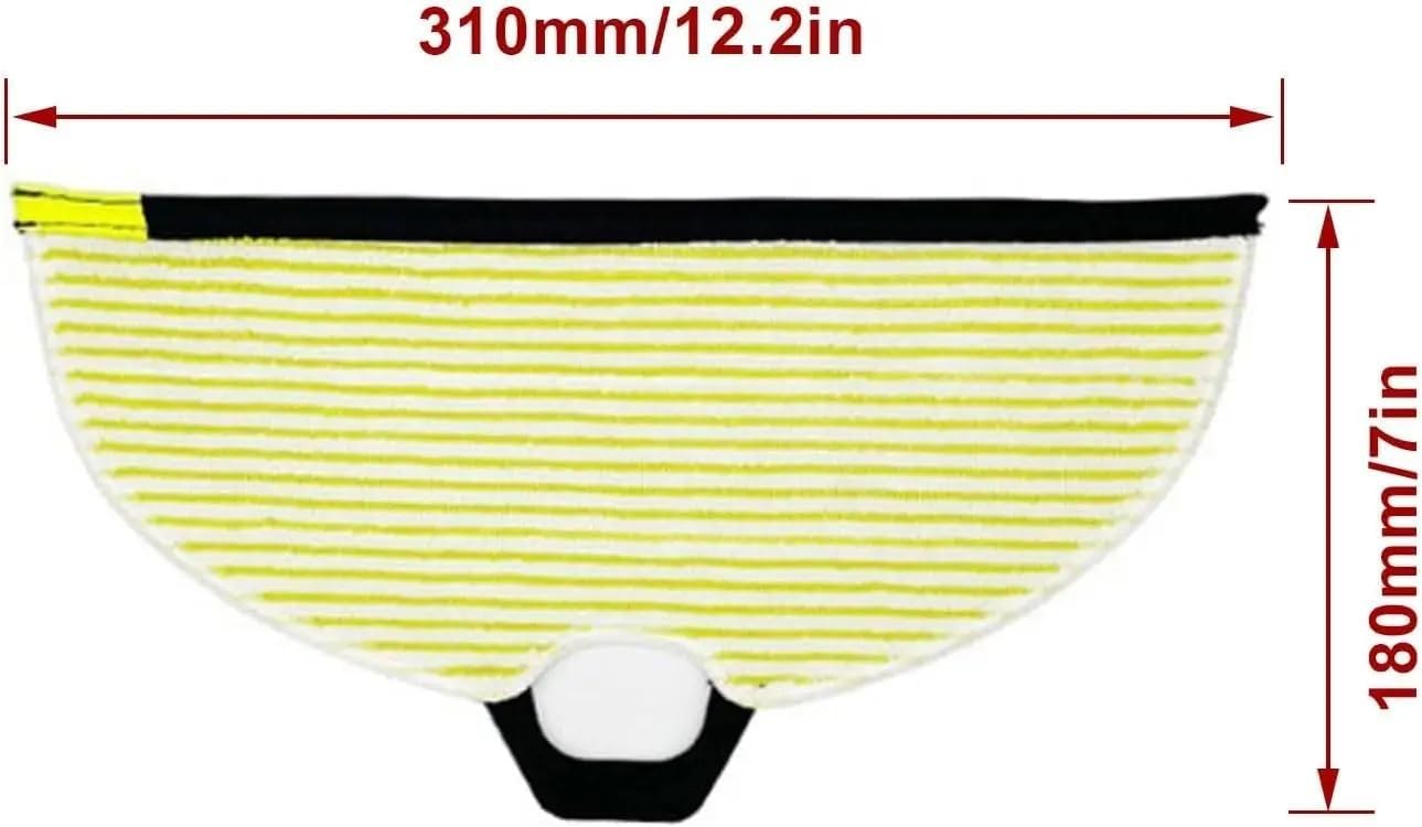 RV2610WA 2-in-1 Robot Vacuum Mop Replacement Handle 6 Pcs