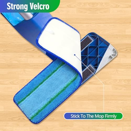 12-Pack Microfiber Replacement Pads for Bona 18-Inch Mops