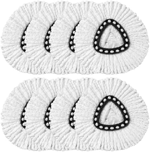 HOMEXCEL Microfiber Mop Heads 8 Pack - O-Cedar EasyWring Compatible 1