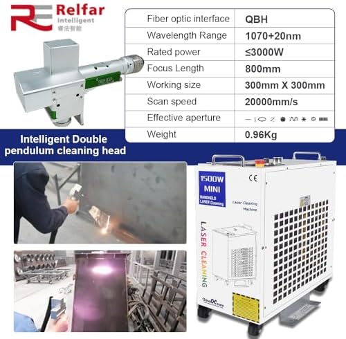 Ovsuqu Relfar Double Swing 1500W Laser Cleaner Machine