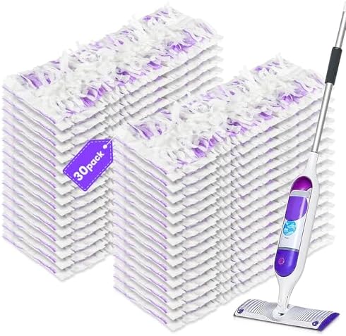 30 Pack Power Mop Refill Pads for Swiffer Multi-Surface Mops