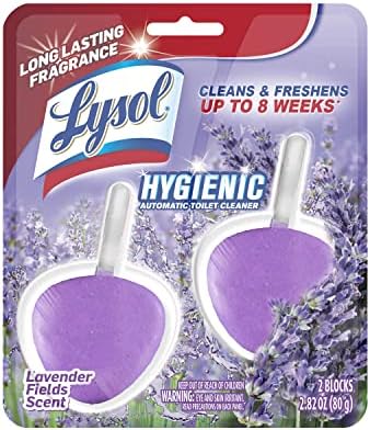 Lysol Automatic Toilet Cleaner Lavender Fields Scent 2ct