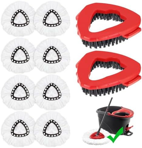 antePow 10-Pack O-Cedar Mop Replacement Heads