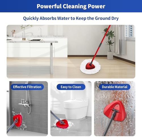 antePow 10-Pack O-Cedar Mop Replacement Heads