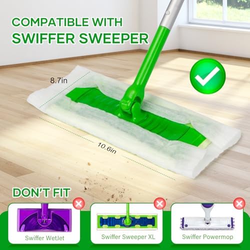 Liminfeit 100 Count Swiffer Dry Mop Refills Pads