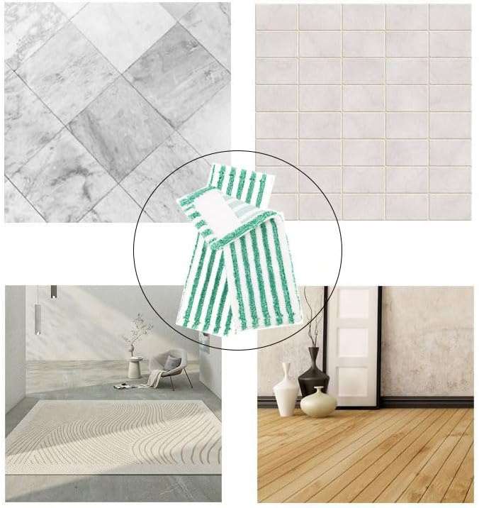 Rinakou 6 Pack Microfiber Mop Refills for Libman Wet Dry Mop