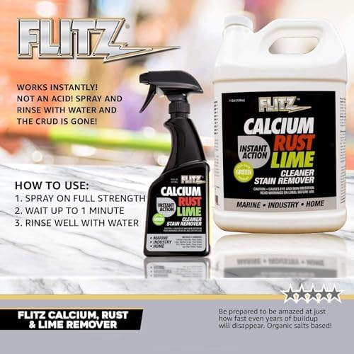 Flitz Calcium Rust Lime Remover - 16oz 6 Pack