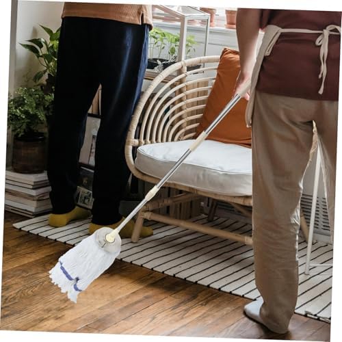 Rotary Mop Pole Stick Replacement Stainless Steel Handle