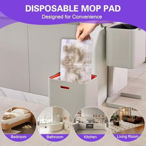 100 Pack Mop Pads Refills for Swiffer WetJet